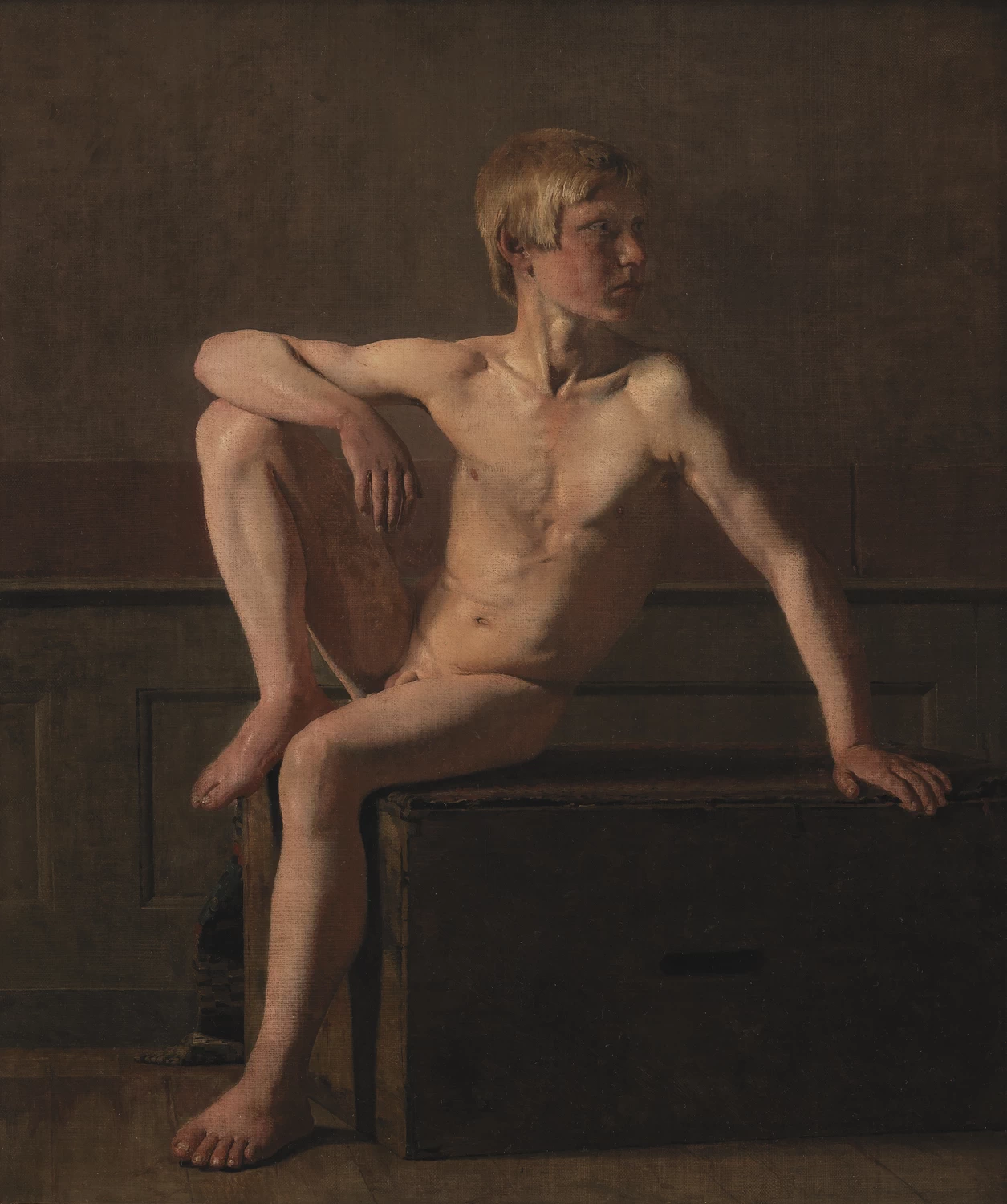 Christen Købke - Figura nuda. Ragazzo seduto, Statens Museum for Kuns, Copenaghen
